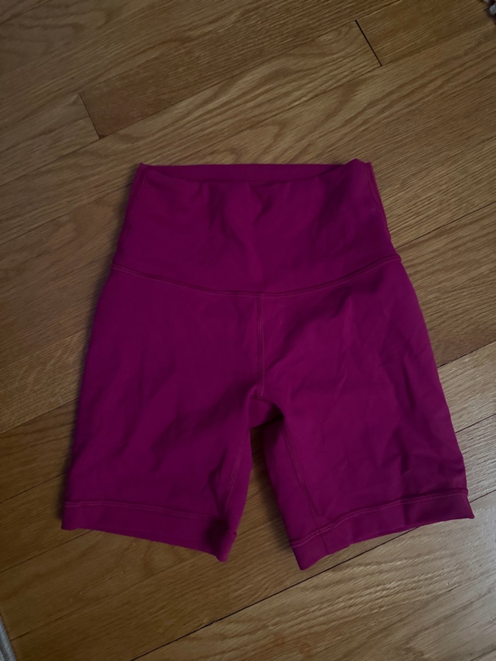 lululemon athletica High-Rise Magenta Bike Shorts